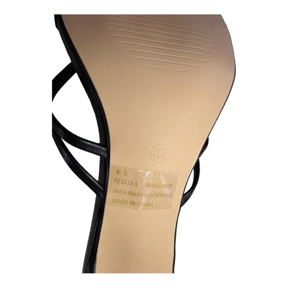 Block Heeled Knotted Thong Sandals Size 6.5 - Picture 4 of 4